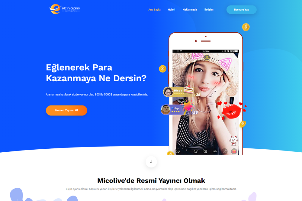 Elçin Ajans Web Site Çalışması