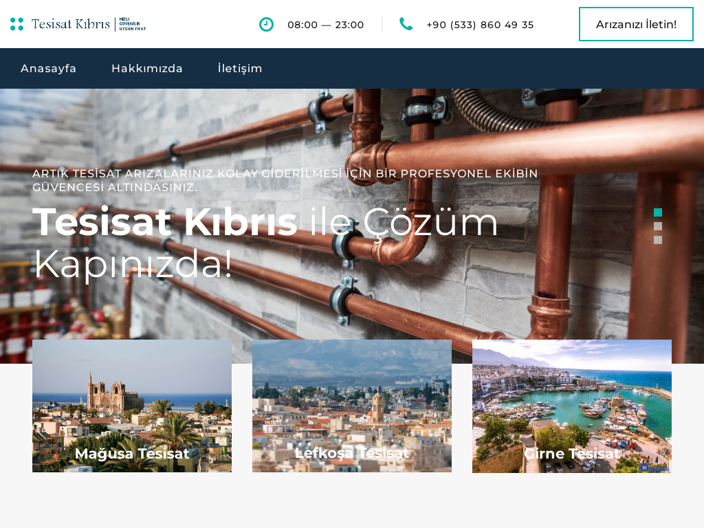 Tesisat Kıbrıs Site Görüntüsü